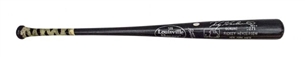 1999-2000 Rickey Henderson Game Used and Signed Louisville Slugger C271 Model Bat (PSA GU-9)